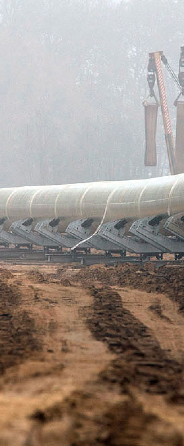 HDD Construction of North European Natural Gas pipe