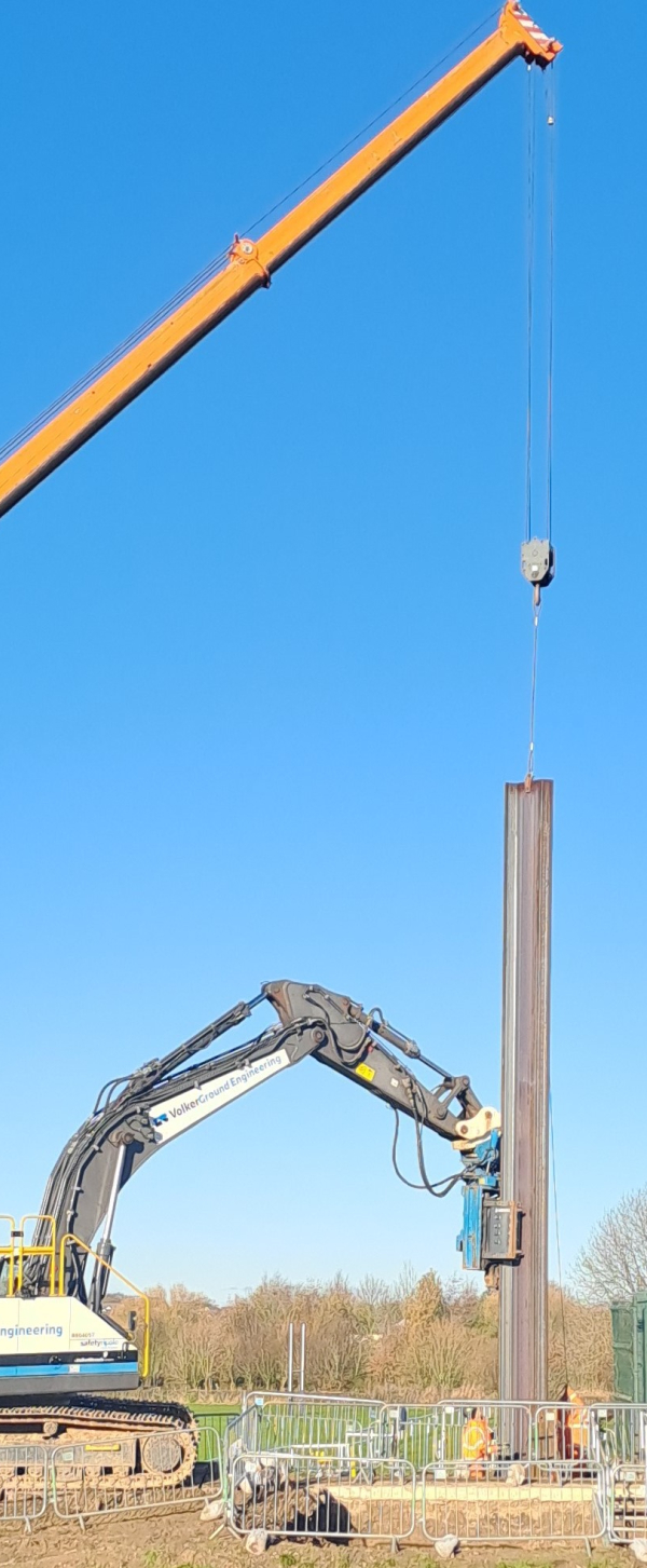 Garstang Flood Barrier temporary works