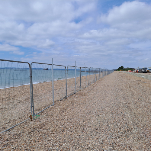Picture of a shingle beach in Southsea