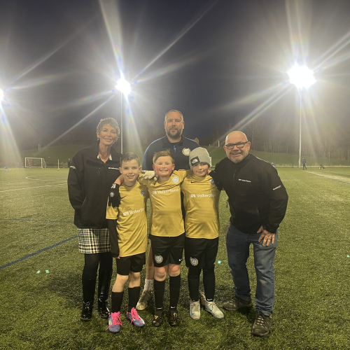 Picture of a youth football team.