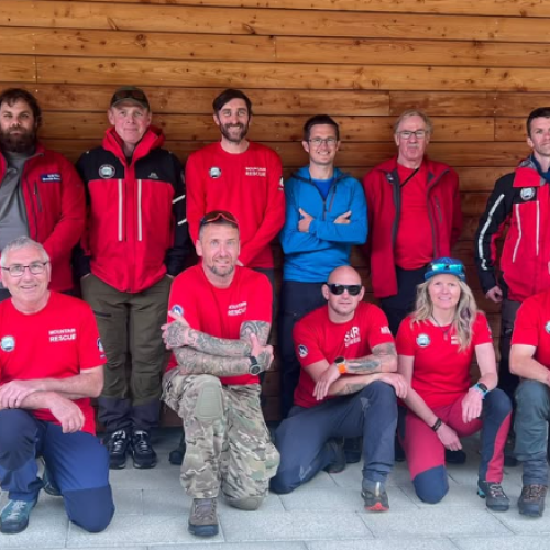 Mountain Rescue volunteers.
