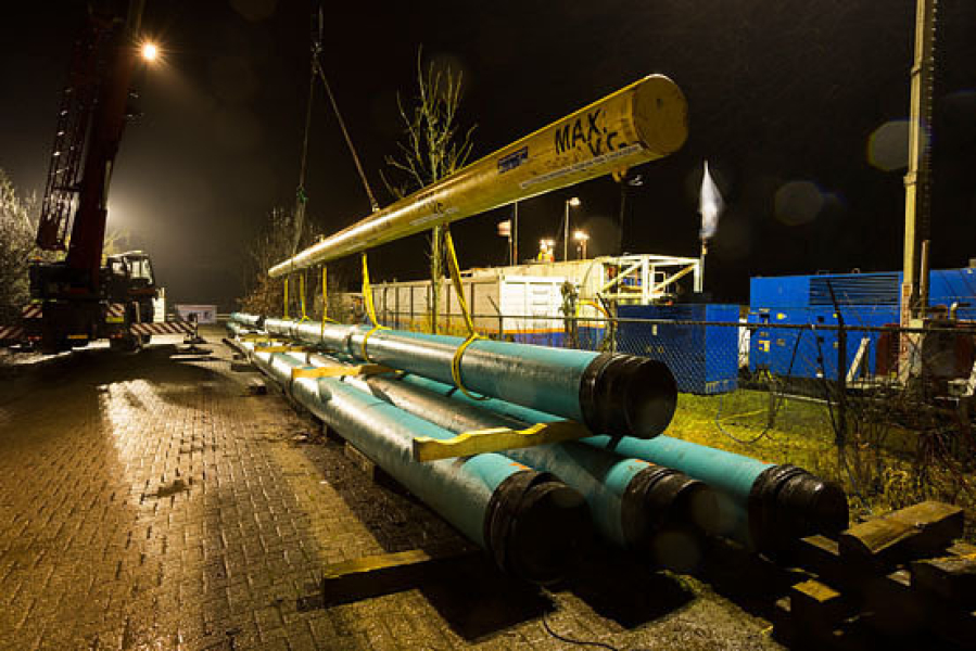 Unique HDD Arc-drilling for canal crossing