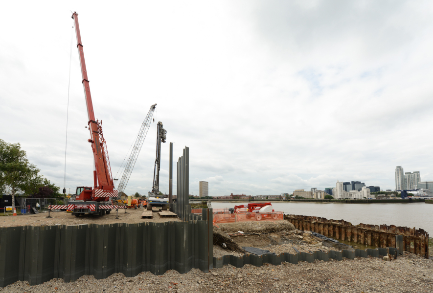 Greenwich Peninsula Riverside Phase 2, Enabling Works