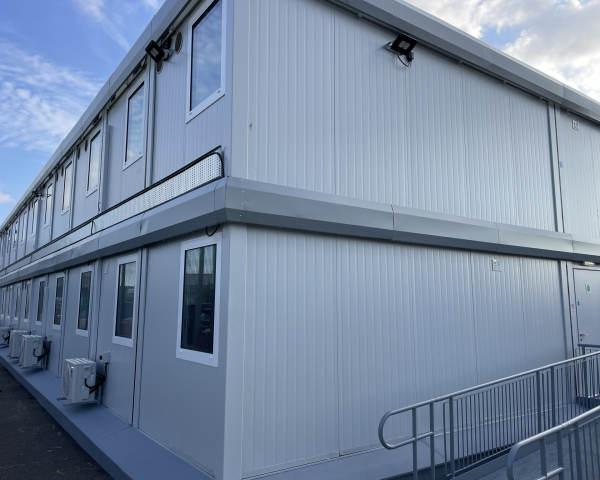 VolkerSite Services cabins at Heathrow. 