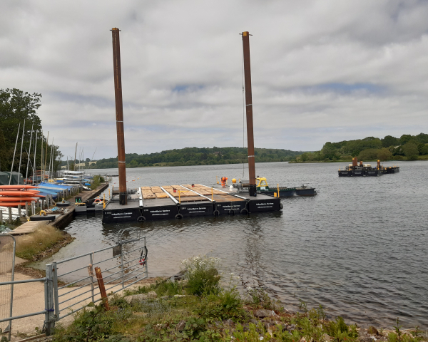 Ardingly Reservoir emergency stabilisation works