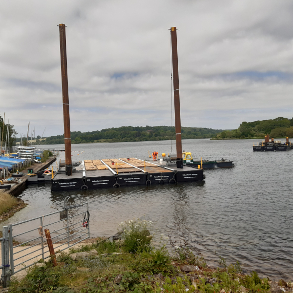 Ardingly Reservoir emergency stabilisation works