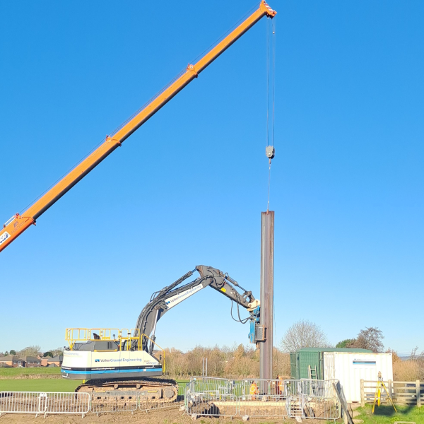 Garstang Flood Barrier temporary works