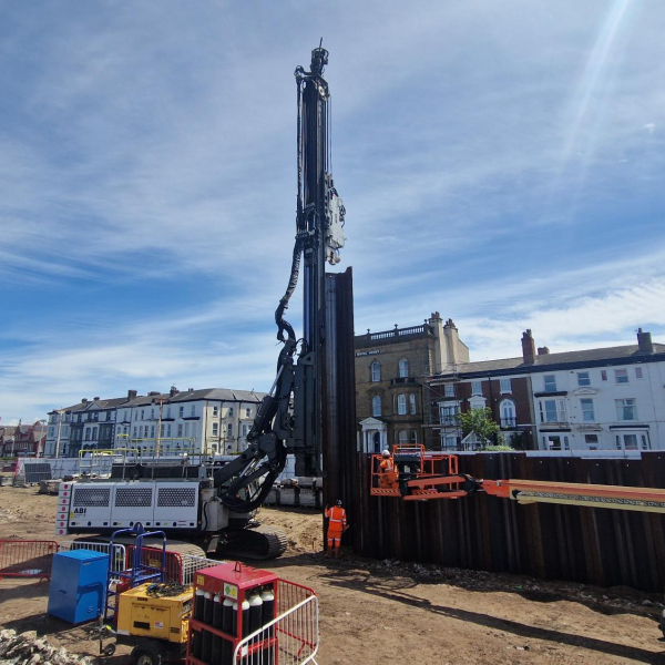 Marine Lake Exhibition Centre piling